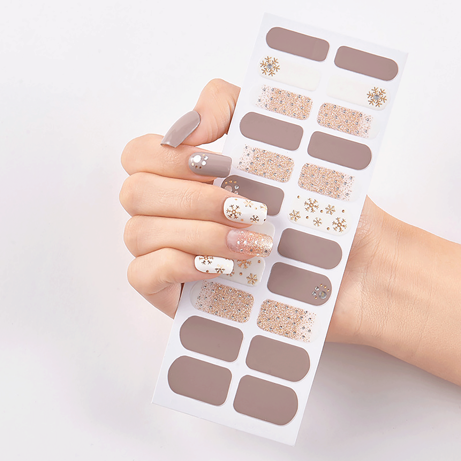 stickers ongles winter
